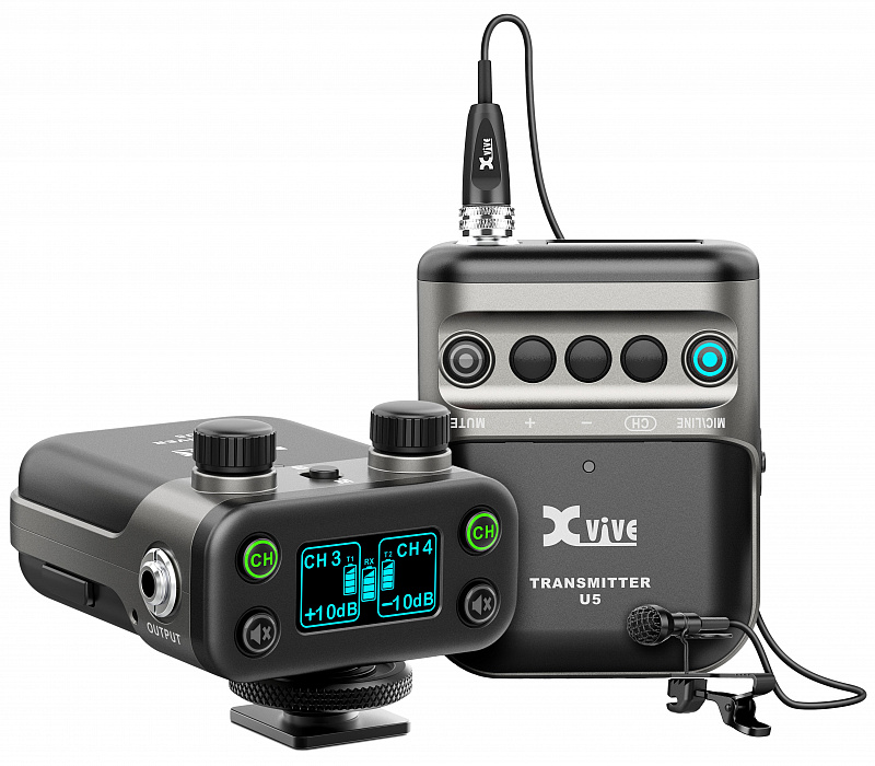 Беспроводная система XVIVE U5 1*transmitter+1*receiver+1lavalier microphone в магазине Music-Hummer