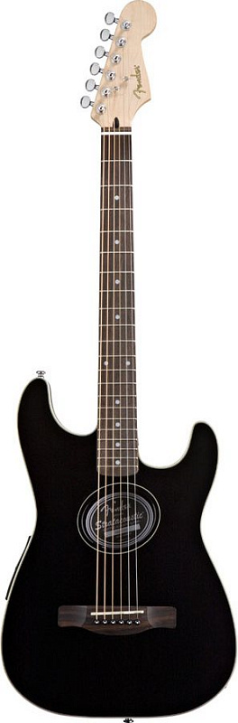 Электроакустическая гитара FENDER STRATACOUSTIC BLACK в магазине Music-Hummer