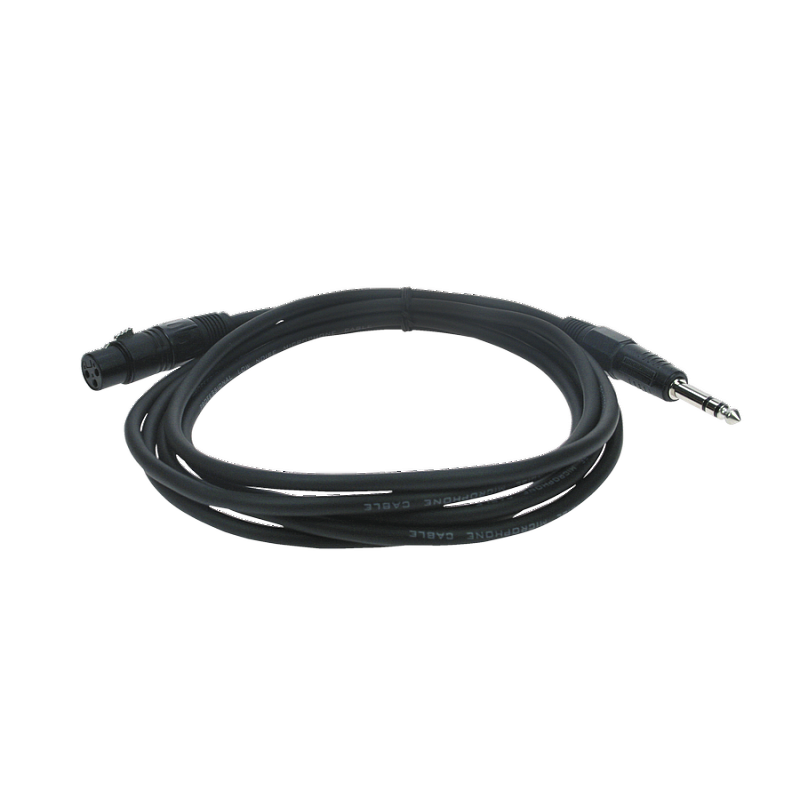 Reloop Cable XLR M / 6.3mm Stereo Jack 3.0 m Готовый кабель в магазине Music-Hummer