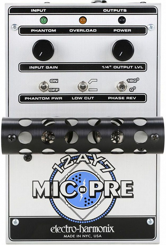 Electro-Harmonix 12AY7 Mic Pre-Amp  ламповый микрофонный предусилитель в магазине Music-Hummer