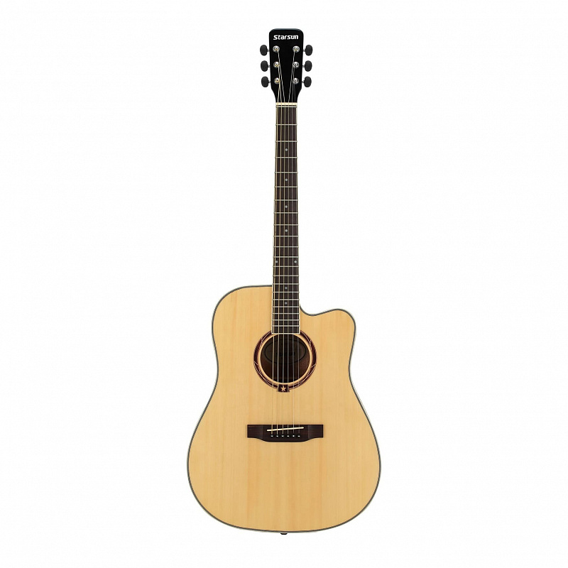 Акустическая гитара STARSUN DG220c-p Natural в магазине Music-Hummer