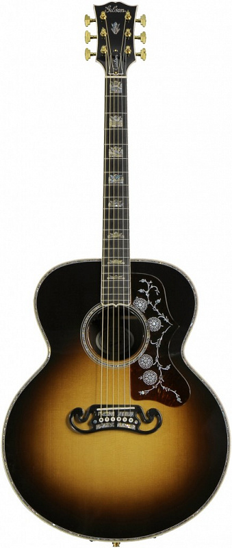 Электроакустическая гитара GIBSON J-200 CUSTOM VINTAGE SUNBURST в магазине Music-Hummer