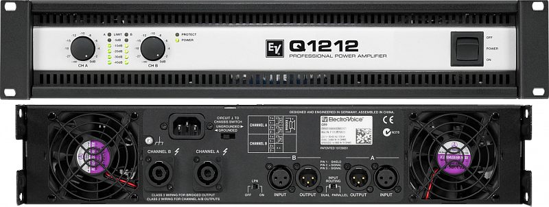 Electro-Voice Q1212 Усилитель мощности в магазине Music-Hummer