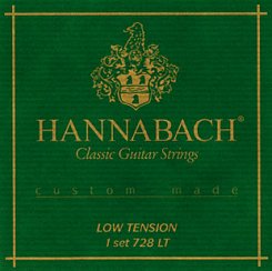 Комплект струн Hannabach 728LT Custom Made Green