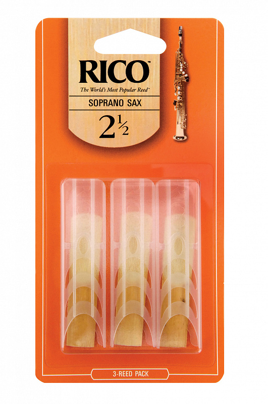 Трости для сопрано-саксофона Rico RIA0325 в магазине Music-Hummer