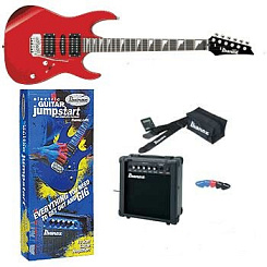 IBANEZ GRX70DXJU CANDY APPLE NEW JUMPSTART PACKAGE