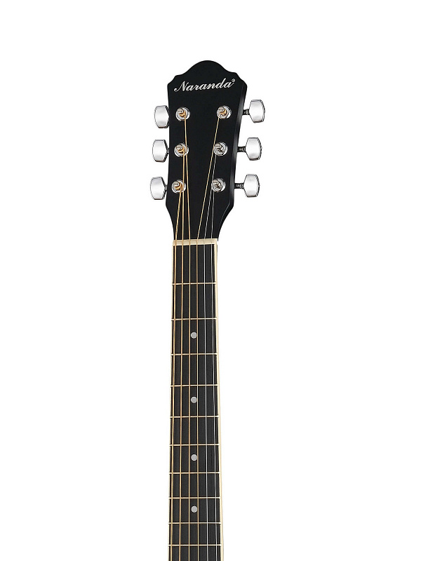 HS-3911-BK Акустическая гитара, с вырезом, черная, Naranda в магазине Music-Hummer