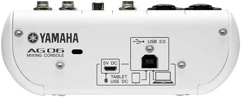 Фото YAMAHA AG06 6-канальный микшер + микрофон DM305
