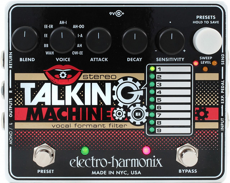 Electro-Harmonix Stereo Talking Machine  эффект VocalFormantFilter в магазине Music-Hummer