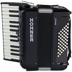 HOHNER Bravo II 48 black - Аккордеон 1/2 Хонер