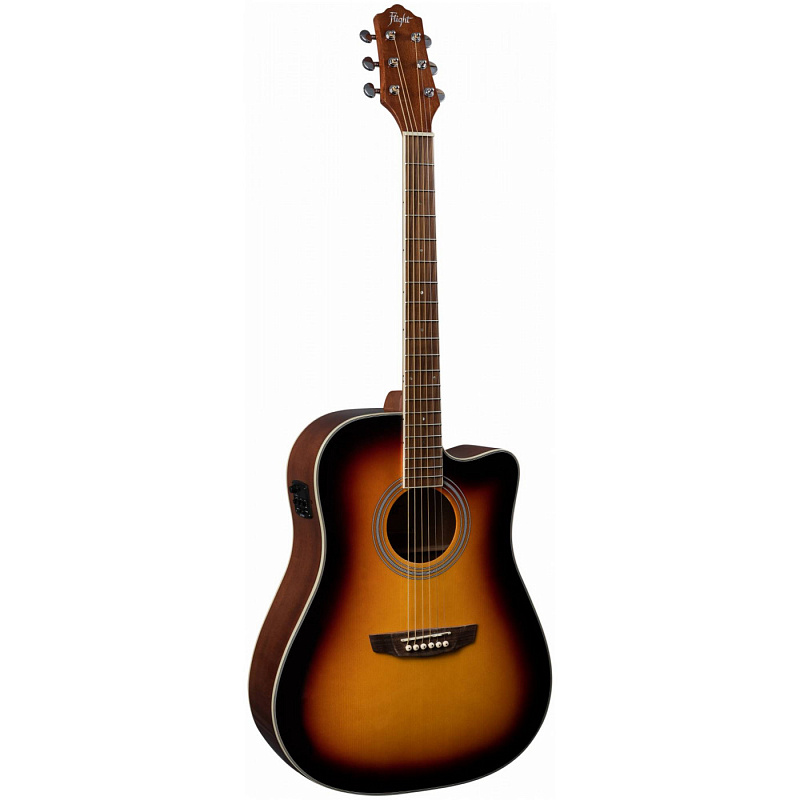 Электроакустическая гитара FLIGHT AD-200 CEQ 3TS в магазине Music-Hummer