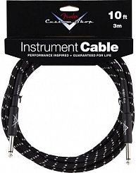 FENDER 10' INSTRUMENT CABLE BLACK инстументальный кабель, 3 м, цвет ч рный