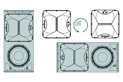 Turbosound ATHENS TCS122/94-R-WH