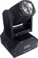Nightsun SPB009M  мини вращающаяся голова, SPOT, 10W LED RGBW Cree 4 в 1,  звук. актив, авто, DMX