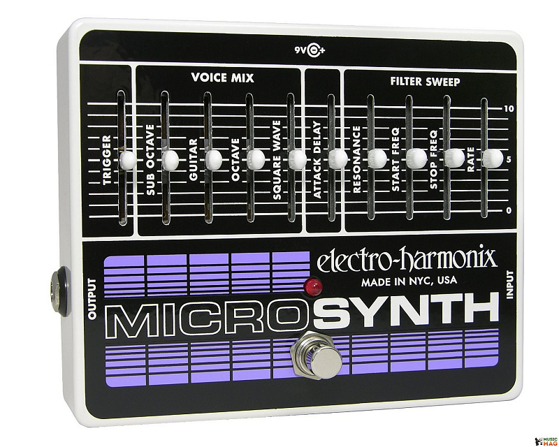 Electro-Harmonix Micro Synth  Аналоговый гитарный синтезатор в магазине Music-Hummer