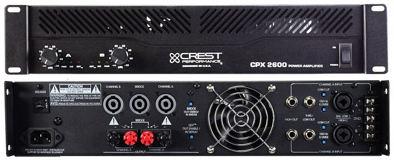 CREST_AUDIO CPX 2600 в магазине Music-Hummer