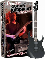 IBANEZ GRG121EXJU BLACK NIGHT NEW JUMPSTART PACKAGE