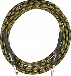 FENDER Professional Series Instrument Cable Straight/Straight 18.6` Woodland Camo