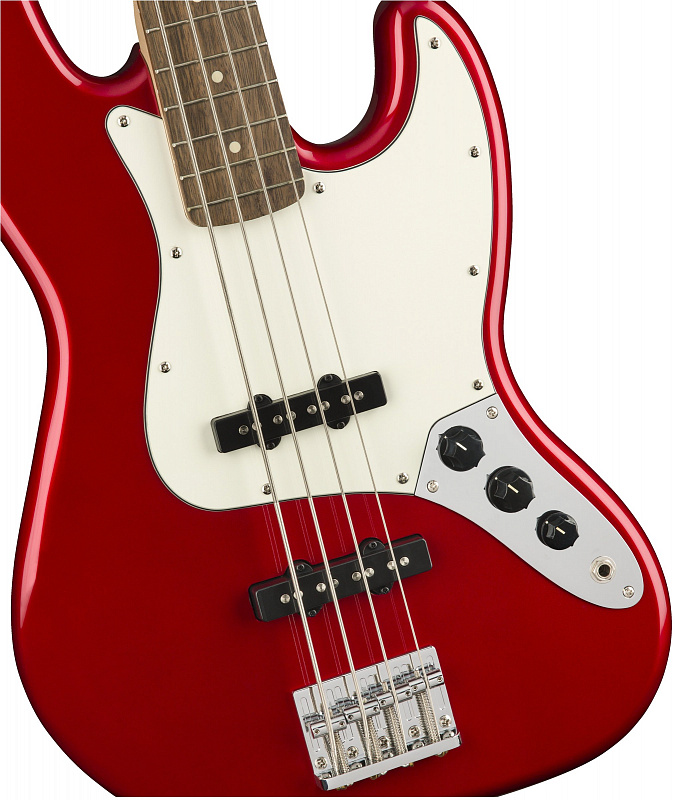 Squier Contemporary Jazz Bass®, Laurel Fingerboard, Dark Metallic Red в магазине Music-Hummer