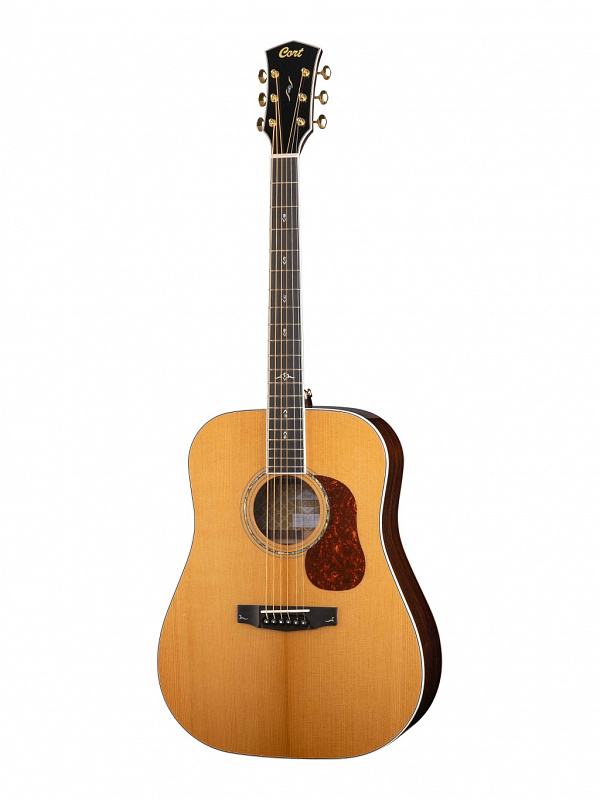 Gold-D8-WCASE-NAT Gold Series Акустическая гитара, цвет натуральный, с чехлом, Cort в магазине Music-Hummer