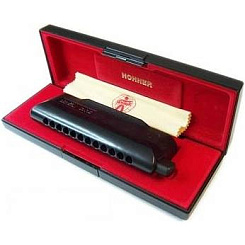 HOHNER CX 12 Black 7545/48 F - Губная гармоника хроматическая Хонер