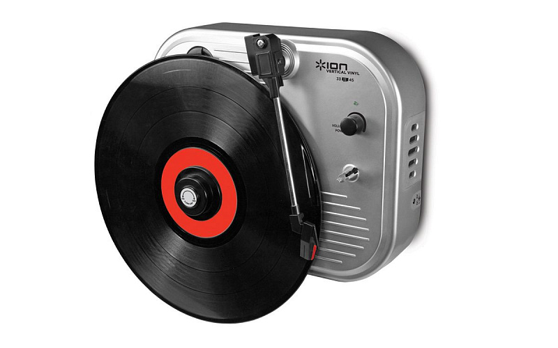 Проигрыватель виниловых дисков ION AUDIO VERTICAL VINYL в магазине Music-Hummer