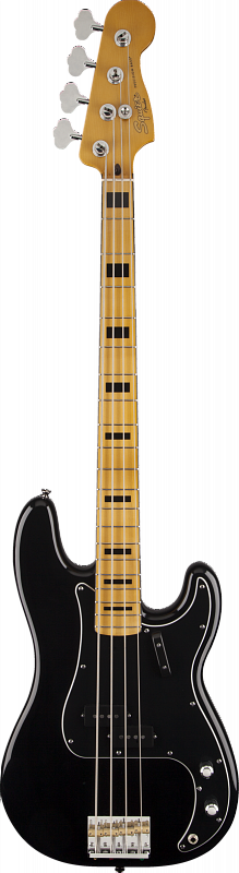 FENDER Squier Classic Vibe P Bass '70s, Maple Fingerboard, Black бас-гитара в магазине Music-Hummer