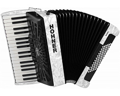 HOHNER Bravo III 72 white - Аккордеон 3/4 Хонер