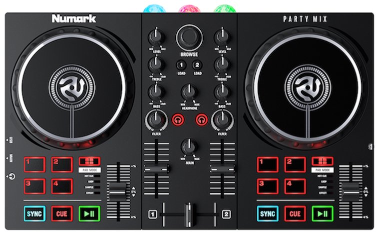 Фото DJ-контроллер NUMARK PARTYMIX II в комплекте ПО Serato