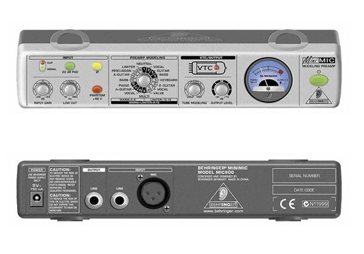 Фото Микрофонно-линейный предусилитель Behringer Mic 800 MiniMic