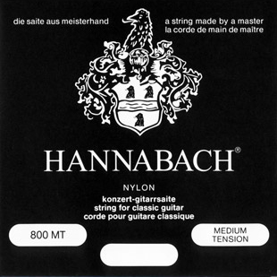 Фото Комплект струн Hannabach 800MT Black SILVER PLATED