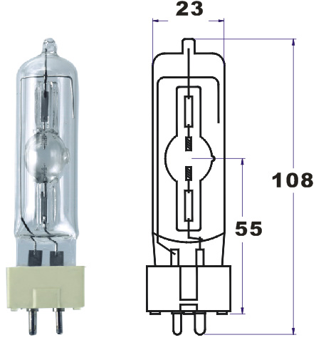 Puya NSD 250 металлогалогенная лампа, 250 Вт