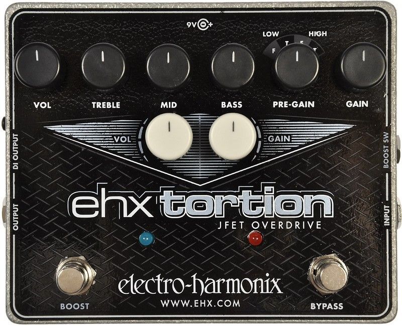 Electro-Harmonix EHX Tortion  гитарная педаль JFET Overdrive в магазине Music-Hummer