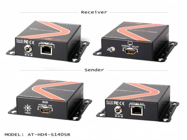 Фото Комплект для передачи HD-сигнала по витой паре Atlona AT-HD4-SI40SR