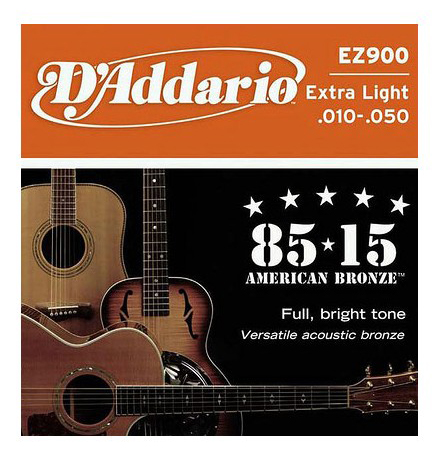 Струны для акустической гитары D'ADDARIO EZ900