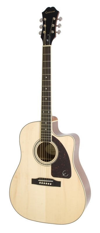 Электроакустическая гитара EPIPHONE AJ-220SCE Solid Top Ac/Electric Natural в магазине Music-Hummer