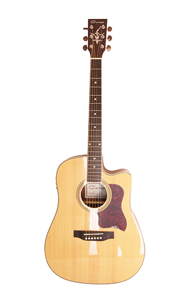 Фото F750CEQ Электро-акустическая гитара, Caraya