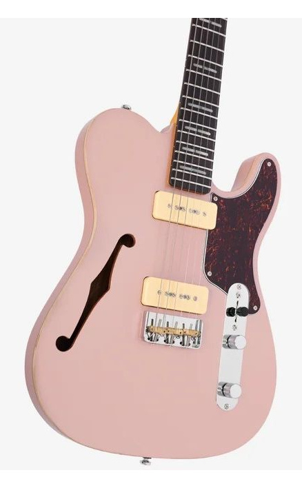 Фото Полуакустическая электрогитара Sire T7TM Rosegold, розово-золотой