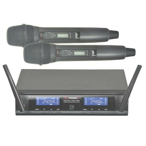 Микрофонная цифровая (2.4 МГц) радиосистема VOLTA DIGITAL 0202 PRO + в магазине Music-Hummer