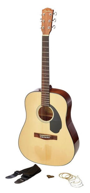 Фото FENDER CD-60S Dreadnought Pack, Natural