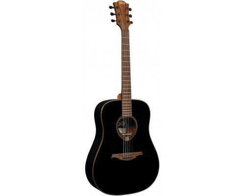Фото LAG T-118D BLK - Гитара акустическая Лаг