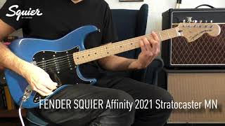 FENDER SQUIER Affinity 2021 Stratocaster MN Black в магазине Music-Hummer