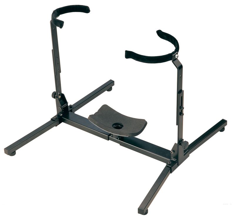 Фото K&M 14945  стойка для большой тубы 3.5 kg, H: 390/410 mm Support Width: 380/545 mm.