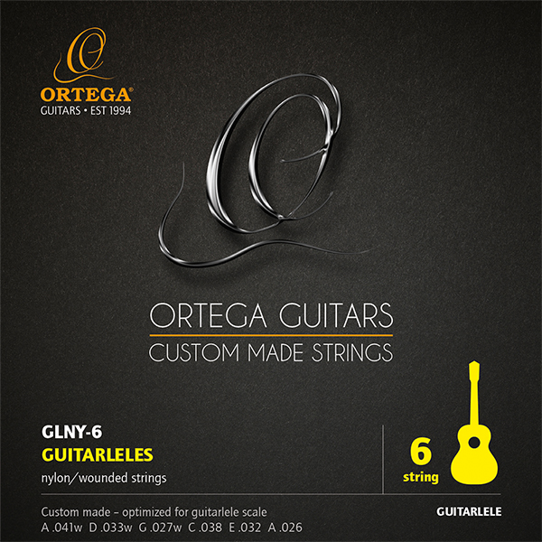 Фото Комплект струн для гитарлеле Ortega GLNY-6