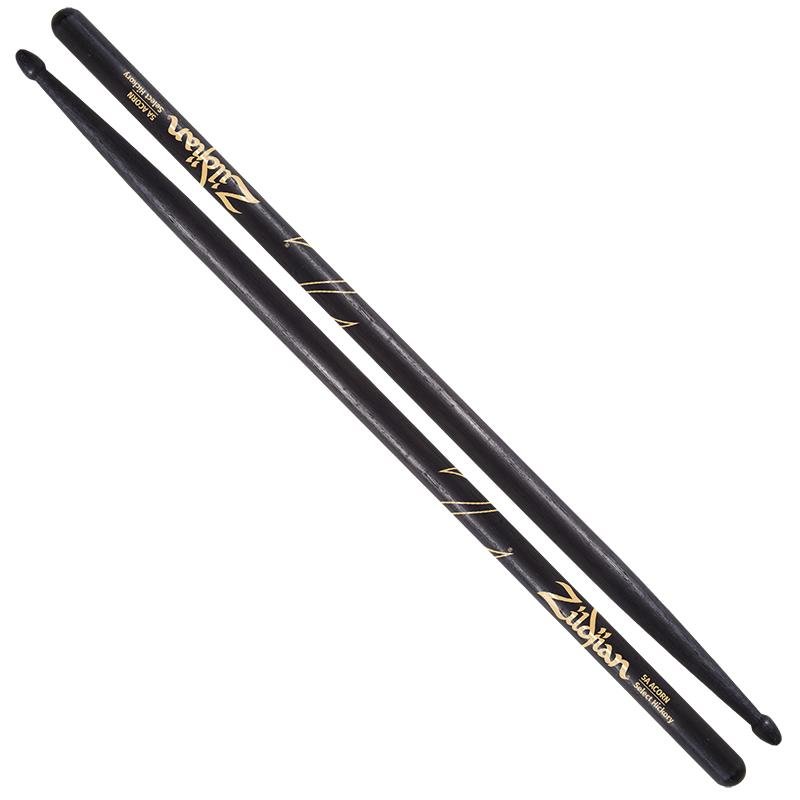 Фото Барабанные палочки ZILDJIAN Z5AACB 5A ACORN TIP BLACK