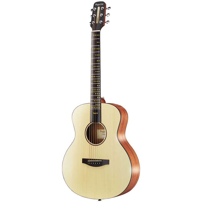  Акустическая гитара POPUMUSIC Poputar T1 Travel Edition Wood в магазине Music-Hummer