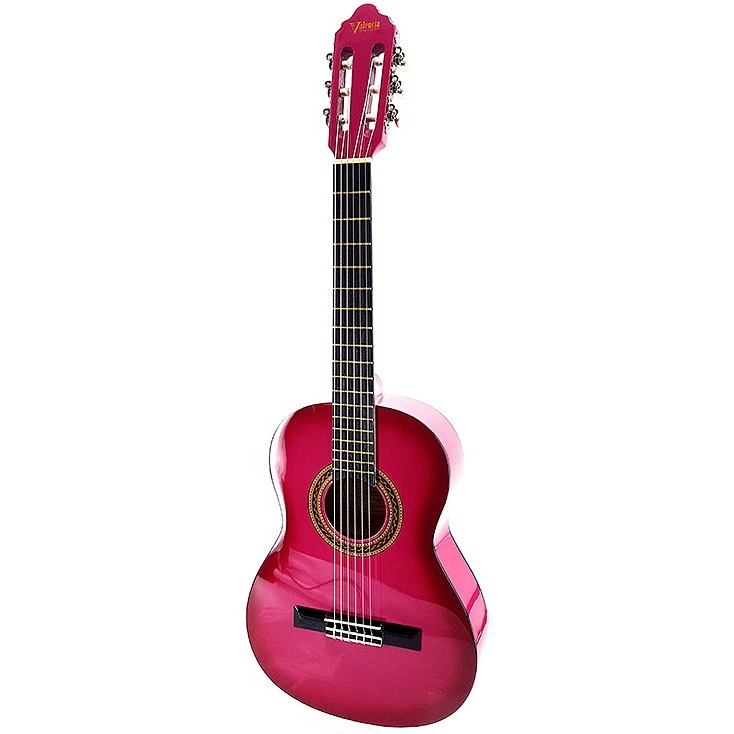 Фото Гитара классическая санберст розовый Valencia VC104PKS