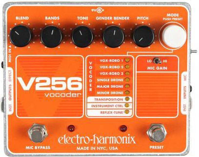 Electro-Harmonix V-256  эффект Vocoder with Reflex-Tune в магазине Music-Hummer