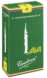 Vandoren SR303  трости для сопрано-саксофона, JAVA, №3, (упаковка 10 шт. ) в магазине Music-Hummer