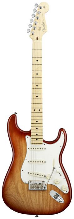 Фото Электрогитара FENDER AMERICAN STANDARD STRATOCASTER MN SIENNA SUNBURST
